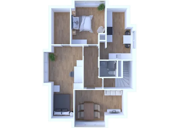 Schoenes City-apartment Mit 2 Schlafzimmer, Parkplatz, Ruhig Und Hell, D46-dg Daire Oldenburg